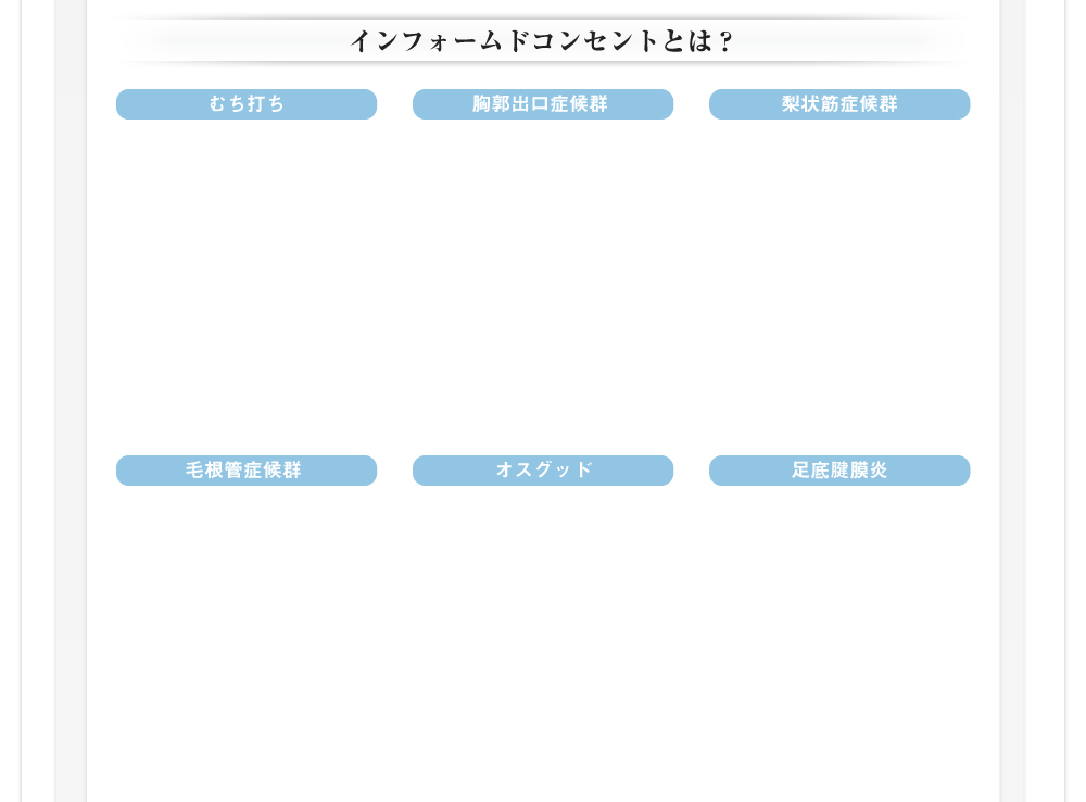 
                インフォームドコンセントとは？
            